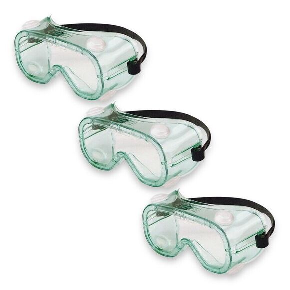 3-PACK Honeywell UVEX A610S Safety Goggles, Indirect Vent, Anti Fog Lens SEALED - Picture 2 of 9